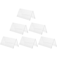 6 Pcs Place Setting Holder Desktop Conference Signage Card for Table