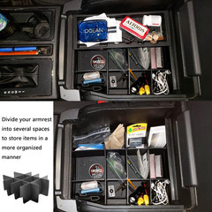 Center Console Organizer Dividers Compatible with 2015-2018 2019 2020 Ford F150