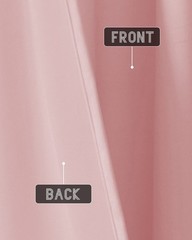 SMILETIME Pink 120in Long Velvet Curtains with Rod Pocket Thermal Insulated S…