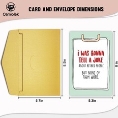Funny Pun Retirement Card for Women Men, Humorous Retirement Card for Coworke…