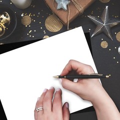 Whaline 30 Sheets 8.5 x 11 Inch Black White Card x 11 inches,