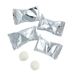 Fun Express Classic Buttermints Individually Wrapped Bulk 14 Ounces, Silver