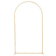 Uimoso Metal Arch Backdrop Stand 7.2 x 4 ft for Weddings and Events