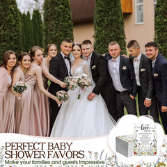 50 Packs Wedding Favors for Guests Let Love Grow Seed Packet Kraft Bags Wildflow