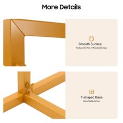 Wedding Arch Metal Rectangle Backdrop Stand Flower Balloon Frame Event 2m*1.5m