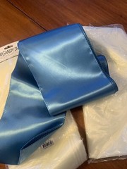Chair Sash Ensembles Cream, Blue & Orange, Variety -Check details, Pre-tied