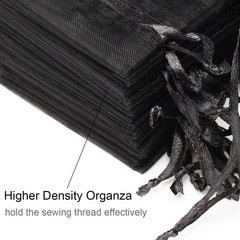 100× Golden Drawstring Organza Pouches Wedding Jewelry Candy Gift Bags 4″x6″ US