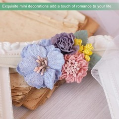 150-Pack Artificial Flower Stamen Kit, 3mm Mini Double Heads Flower Stamens P…