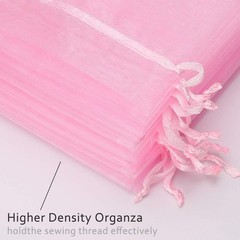 100PCS 4x6inch 10x15cm Drawstring Organza Jewelry Favor Pouches Wedding Party…