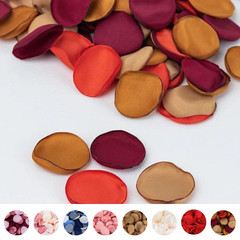 400 Silk Rose Petals Matte Round Artificial Flowers Table Confetti Party Events
