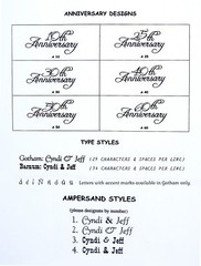100 10th, 25th, 30th, 40th, 50th, 60th anniversary personalized luncheon napkins