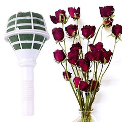 4Pcs Bouquet Base Floral Holder Assorted Color for Wedding Flower Arrangements