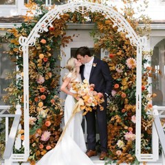 Large Steel Wedding Arch Garden Arbor Archway Gate Photography Party Backdrop