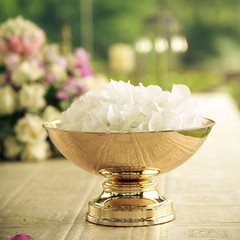 Efavormart 12″ Shiny Gold Floating Candle Bowl Flower Pot Wedding Centerpiece