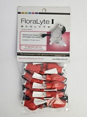 LED FloraLyte Acolyte Lights For Floral Party Event Design Wedding (Red) 10 Pack