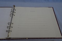 Hallmark Refillable Guest Book Maroon Wedding Party Special Occasion + Refill Pk