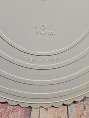 Wilton Circles of Strength 6 pc tier Cake Separator Plates Scalloped 8 – 18″