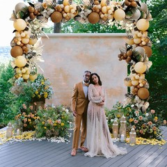 Garden Arbor, Arch Archway for Wedding Ceremony Party, Steel Garden Trellis