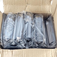 FairSandy Acrylic Table Name Holders Lot 12 Clear Black Wedding 1.5x5x8 Holder