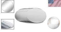 Stunning 10-Piece Set of Round Mirror Centerpieces for Weddings and Interiors