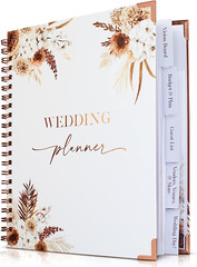 Beautiful Boho Wedding Planner Book and Organizer – Enhance Excitement and Makes