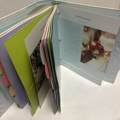 Gartner Studios Wedding Planner Organizer Book Light Blue 3 Ring Binder