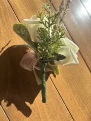 Artificial boutonniere for Special occasion As Seen In photo