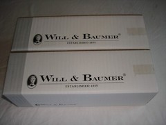 2-NEW Will & Baumer 06370 8″x 2.5″ St Peregrine Candle Set.