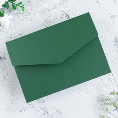 FEIYI 20 PCS Emerald Green Tri-fold Laser 5.12 x 7.1 inches,