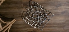 Gold Geometric Centerpiece Table Decor Gold Metal