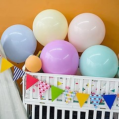 IN-JOOYAA 24 Inch Balloons Big Round Assorted Color 24 inch,
