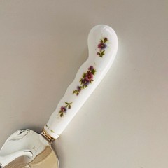 Royal Albert ‘September’ Cake Knife – English Porcelain, Flower of the Month
