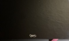Caspari Guest Book Brown Flowers Spiral Bound NEVER USED