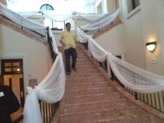 Bed canopy fabric 108″ wide Nylon Tulle, very soft drape, sold by the yard.