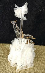 Beautiful Unique Glass Dolphin Wedding Cake Topper