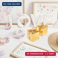 MotiMind 48 Pcs Wedding Gift Boxes with Ribbon Small Party Favor Boxes with Lids