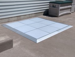 Portable Commercial Dance Floor 12×18 White Waterproof Tiles Wedding Event Party