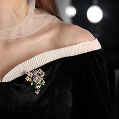 Elegant Pearl Flower Designer Brooch Pins Broches Costume Jewelry For Women F…