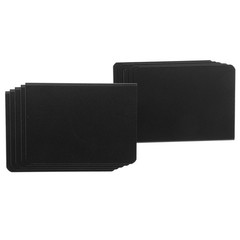 10 Pcs Reusable Name Plates for Desks Acrylic Menu Holder Base Stand Small Sign