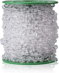 200 Feet Roll Clear Crystal Acrylic Party Garland Centerpiece Bridal Bouquet Dec