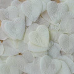 4000 IVORY HEART PETALS Wedding Party Decorations Supplies WHOLESALE SALE