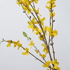 Artificial Forsythia Branches Pcs 39.4 Inch Cherry Blossom, Spring Flowers 6
