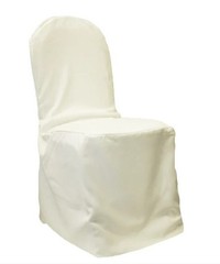 170 pcs Cream POLYESTER BANQUET CHAIR COVERS