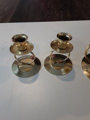 Three piece Unity candle stands