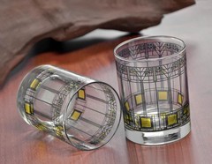 Culver Frank Lloyd Wright DOF Double Old Fashioned 14 Ounces, Tree of Life