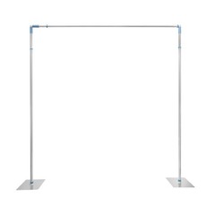 10x10ft Heavy Duty Pipe and Drape Kit Photography Backdrop Stand Telescopic Pipe