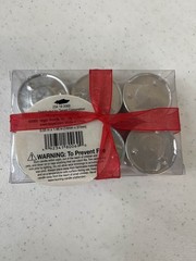 Valentines heart tea light candle pk of 6