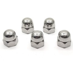 M12X1.25mm 304 Stainless Steel Fine Thread Hex Acorn Cap Nuts Decorative Nut …