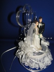 New Wilton «Expression of Love» Wedding Cake Top, black tux # 101-931