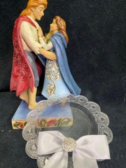 Belle & Prince Wedding Cake Topper Figure figurine Groom Beauty and the Beast